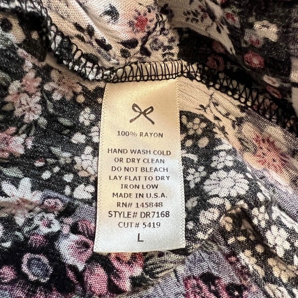 Cute Floral Patchwork Dress - Picture 6 of 6